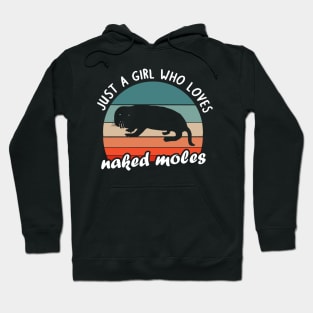 Naked Mole rat women girl design lover gift Hoodie